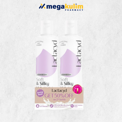 Lactacyd Soft & Silky Feminine Wash (2x250mL)