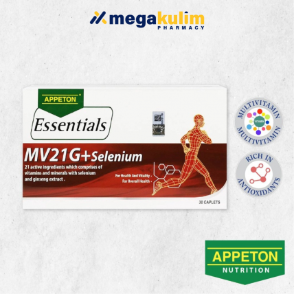 Appeton Essentials MV21G + Selenium (3X10's)