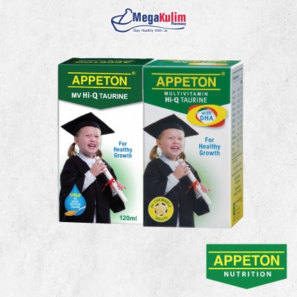 Appeton Baby Drops / Multivitamins Lysine Syrup / MV Hi-Q Taurine Syrup-Taurine (Syrup 120mL)