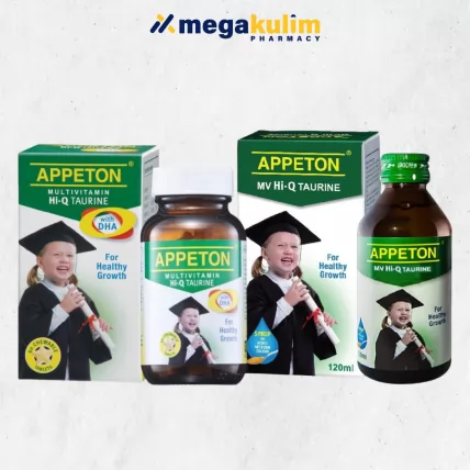 Appeton Multivitamin Hi-Q Taurine (Syrup 120mL / 60 Tablets )