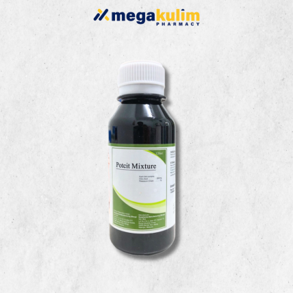 Potcit Mixture Syrup (Potassium Citrate) 120mL