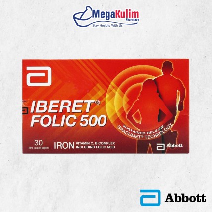 Iberet Folic 500 (5 x 6Tablets)