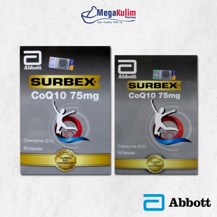 Abbott Surbex Coq10 75mg (30 / 60 cap)-30 cap