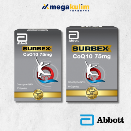Abbott Surbex Coq10 75mg (30 / 60 cap)-30 cap