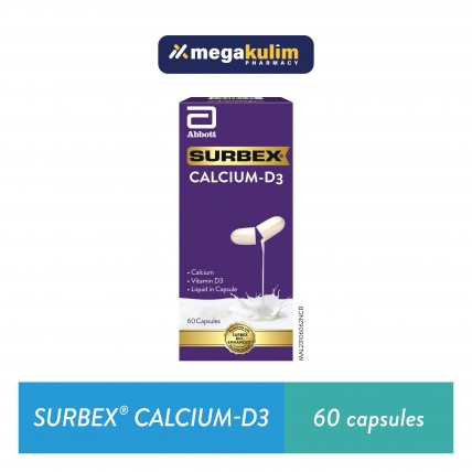 Surbex Calcium-D3 (2x60Tablets/Set)