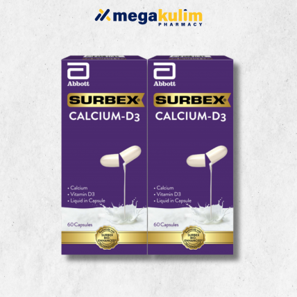 Surbex Calcium-D3 (2x60Tablets/Set)