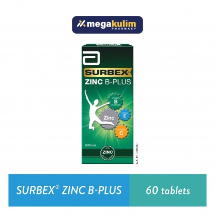 Abbott Surbex Zinc B-Plus (30 Tab / 2X60 Tab)-2X60 Tab