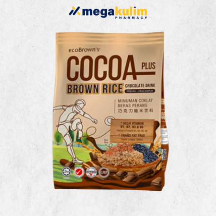 EcoBrown's Cocoa Plus Brown Rice Drinks (12sX35g/Box)