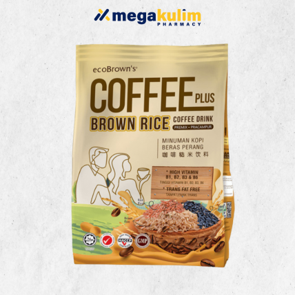 EcoBrown's Coffee Plus Brown Rice Drinks (12sX30g/Box)