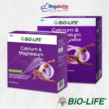 Biolife Calcium & Magnesium Plus 2X100 Tab-2X100 Tab
