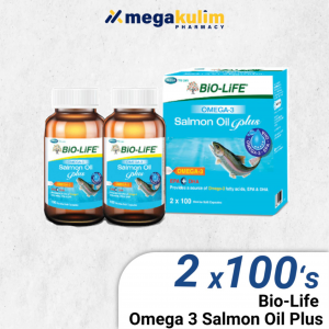 Biolife Omega-3 Salmon Oil Plus 2X100 Cap