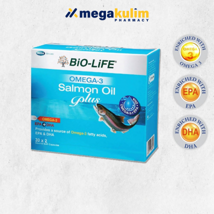 Biolife Omega-3 Salmon Oil Plus (2X30's)