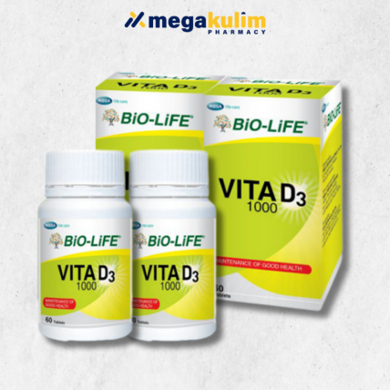 Biolife Vita D3 1000 (60 Tab / 2X60 Tab)