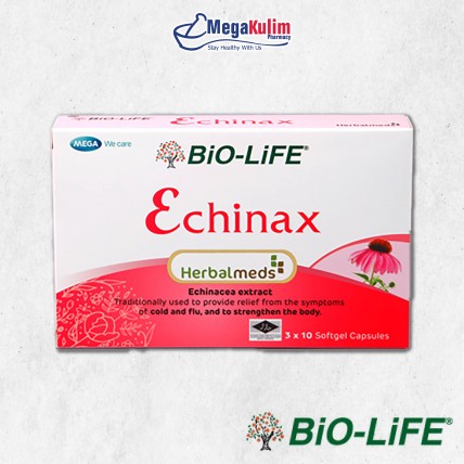 Biolife Herbalmeds - 30tab (Femosa / Echinax / Urocran / Grapeseed Extract / Curcure Phyto)-Echinax