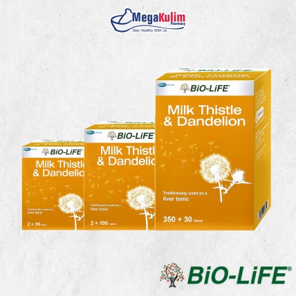 Biolife Milk Thistle & Dandelion-2 X 100 Tab