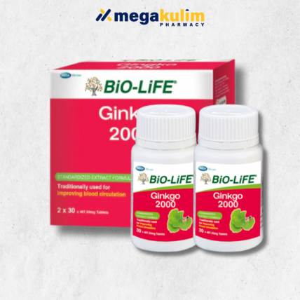 Biolife Ginkgo 2000 (2 X 30 Tab)
