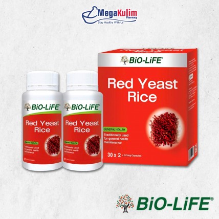 Biolife Red Yeast Rice 30Cap X 2-2X100 Cap