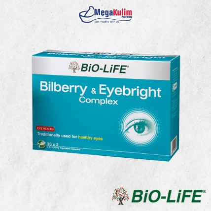 Biolife Bilberry & Eyebright Complex 3 x 30 + 30 cap