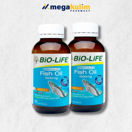 Biolife Omega-3 Fish Oil 1000mg (2x200's)