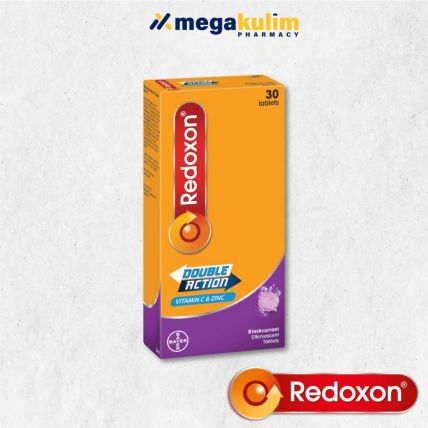 Redoxon Double Action Vitamin C + Zinc (Blackcurrant) 2X15 Tab/Box