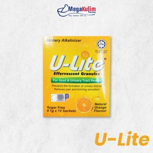 U-Lite Effervescent Granules Sugar Free - Orange Flavour (12's x 4.1g)