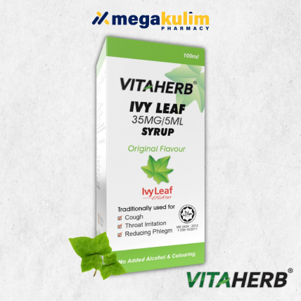 Vitaherb Ivy Leaf 35mg/5ml Syrup Original Flavour 100mL