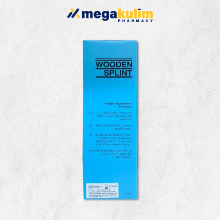 Wooden Splint (4.5cm x 15.5cm) 2 pcs