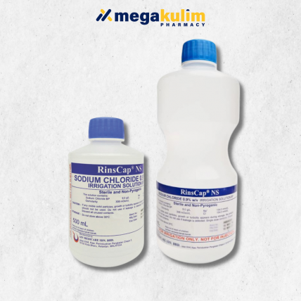 Rinscap NS Sodium Chloride 0.9% (500mL / 1L)