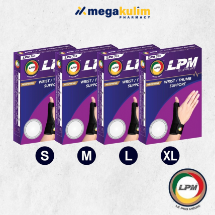 LPM Neoprene 763 Wrist / Thumb Support (Size S/M/L/XL)-L