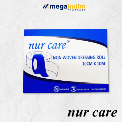 Nur Care Non Woven Dressing Roll 1's (10cm x 10m)