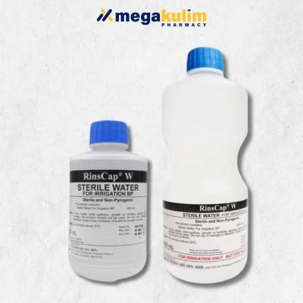 Rinscap W Sterile Water For Irrigation BP (500mL / 1L)