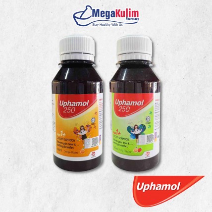 Uphamol 250 Children Suspension 100mL (Orange / Fruity)-Fruity Flavour