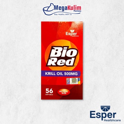 BioRed Krill Oil 500mg 56 Softgels