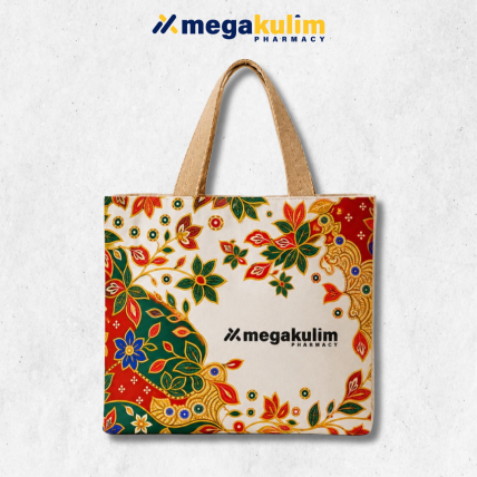 Mega Kulim Pharmacy Batik Tote Bag (Aug-Sept 2026) - Green