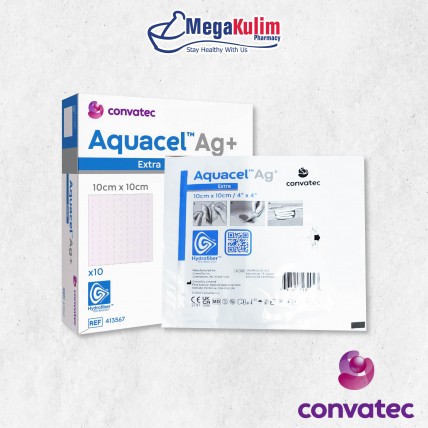 Aquacel Ag+ Extra 10X10cm 1pcs