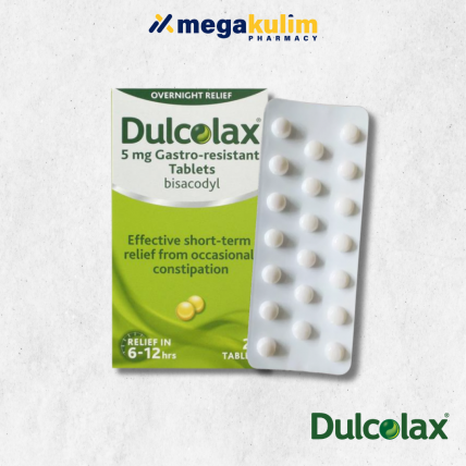Dulcolax 5mg Effective Constipation Relief (20 Tab/Strip)