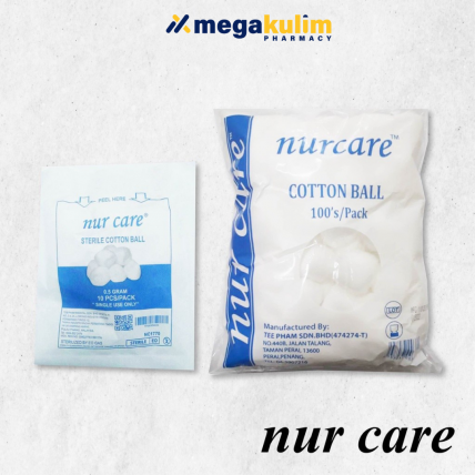 Nur Care Cotton Balls (10's / 100's)-10's
